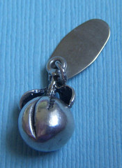 Vintage Georgia Peach State sterling charm