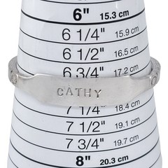 Moroccan Berber ID Cuff Bracelet | CATHY | Vintage Sterling Silver 925 | 7″