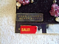 Vintage Revlon Hand Crafted Glass Beads Pair Of Earrings ” BEAUTIFUL PAIR “