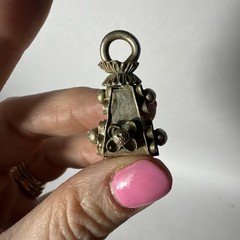 Vintage Victorian Amulet Fob Charm Hand Crafted 8.62 grams Sterling?