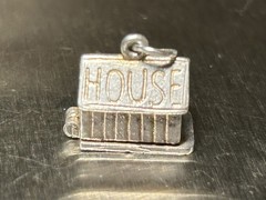 Vintage Sterling Silver Man In The “Dog House” Charm