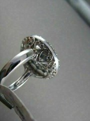 ANTIQUE WIDE FILIGREE 14KT 2.25CTW G VS DIAMOND & AAA BLUE SAPPHIRE RING AMAZING