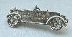 Vintage Brooch – Genuine Vintage Silver-Plated Automobile Metal Pin