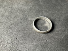 1.58g Vintage Sterling Silver 925 Band Ring Simple Stackable M Size 4.5