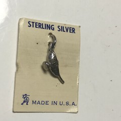 Sterling Silver Vintage Genie Lamp Charm Pendant Apprx 3/4″ Made in USA