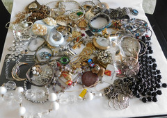 JUNK & SOME DECENT 3 LBS OF JEWELRY SOME PREMIER JEWELRY TOO