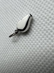 Sports Whistle Vintage Shiny JMF Sterling Silver 925 Bracelet Charm Pendant A2