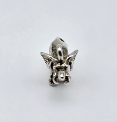 Vintage Sterling Silver Bull Elephant Tusks Africa Safari Charm Pendant – 2.5g