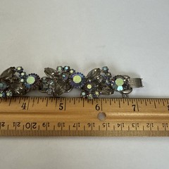 Juliana Delizza & Elster 5 Link Blue Aurora Borealis (AB) Bracelet READ