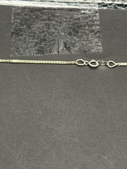20″ Vintage Sterling Silver Coral Pendant 6 Grams G22