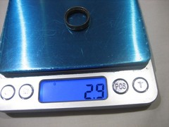 925 Sterling Antique 1942 Australia Shilling Ring Band Size 3.75