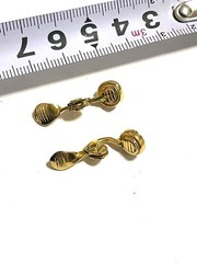 MONET Gold Tone Hoop Clip-On Earrings Simple Elegant Vintage Style