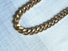 Vintage Gold Tone Chain Necklace 32 Inches. As Pictured -VM70
