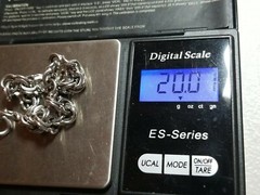Heavy Duty Double Link Sterling Silver Charm Bracelet Chain 7″ 20 grams Unisex