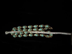 Vintage GIVENCHY Turquoise Station Opera Length Necklace Gorgeous