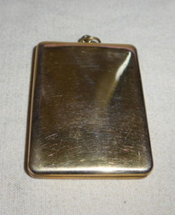 Large Rectangular Signed Marathon GF Art Deco Locket Pendant