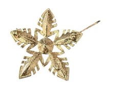 Vintage Napier Gold Tone Star Flower Brooch