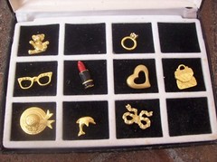 Vintage Gold Plated Pin Back Set Harve Benard by Benard Holtzman 9 of 12