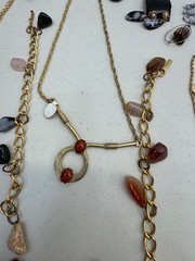 Vintage Handmade Stone Jewelry Lot. Many Necklaces and Bracelets.