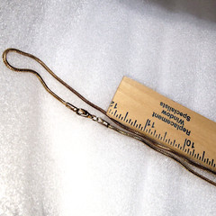 VTG 1990s Gold and Silver Pendant Necklace with Interlocking Hoops by RMN
