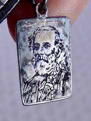 bRACELET GENERAL ROBERT E LEE SFC29 CHARM METAL ANTIQUE VINTAGE JEWELRY neocurio
