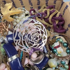 15+ Lbs Vintage To Now Craft Repair Tangled Junk Drawer Jewelry Lot