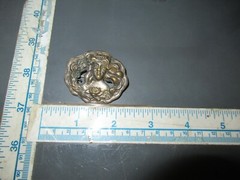 Vintage Art Nouveau Woman’s Face Pin Brooch