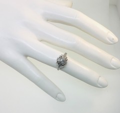Antique 1920’s Art Deco Platinum Diamond Engagement Ring