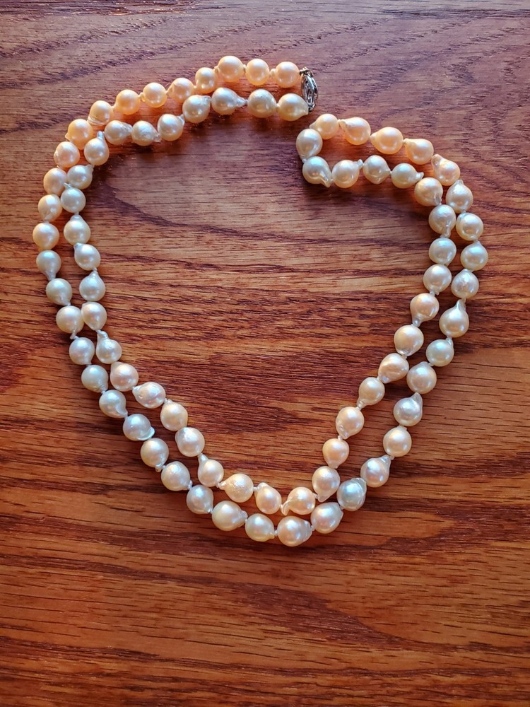 Antique Natural Pearl Necklace