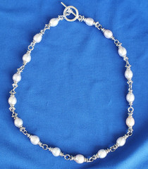Original STERLING SILVER 925 Deco Necklace 39 Gram Vintage Designer Chain 17″ IN