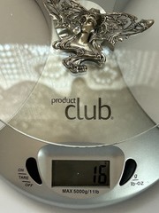 VTG Sterling 925 Art Nouveau Style “Titiana Queen Of The Fairies” Winged Brooch
