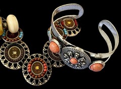 Lot Of Vintage Southwestern Necklaces/Bracelets/Earrings~1970s-90s