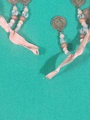 Vintage Boho Coin Jewelry Set Belt Necklace & Cuff Bracelet Queen Elizabeth Coin