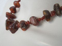 Necklace Chain Raw Baltic Amber Natural Amber 39,3 g/44,5 cm