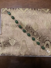 vintage custom made jade bracelet