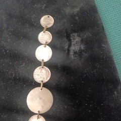 Vtg Coin Bracelet AUSTRALIA 1943-1944 FLORIN Sterling Coins 7” 8 coins silver