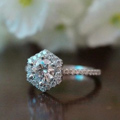 2Ct Round Cut Lab Created Diamond Valentines Special 14Ct White Gold Finish Ring
