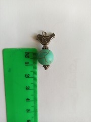 Vintage ball toriquse Tourquise stone pendant