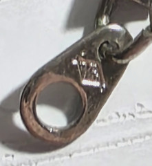 Vintage Silver Tone Box Chain Necklace, 15 In 2.5mm Spring Ring