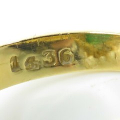 NYJEWEL 18k Yellow Gold Jadeite Jade & Diamonds Ring
