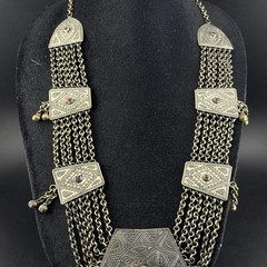 Vintage Beautifully Crafted Old Afghani Handmade Stunning Unique Necklace