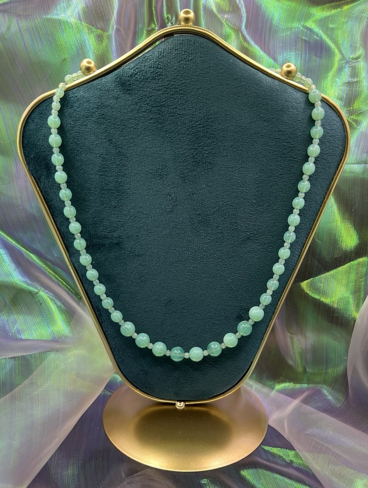 2000s Vintage Uraniua 1930s Art Deco Style Graduated Necklace 18”