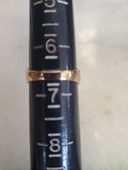 Vintage 14K Gold Plated Nugget Ring Size 6.5