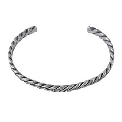 Vintage Southwest Hand Tooled Cuff Bracelet | Vintage Sterling Silver 925 | 6.5″