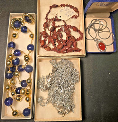 17 Piece Vintage Costume Jewelry Lot – Estate Storage Unit Find – Mixed Jewelry