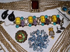 High End Vintage Jewelry Lot Eisenberg Austria Juliana KJL Weiss Sterling Silver