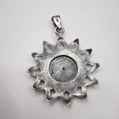 Vintage Elegant Pendant Star of Erzgamma, made of 925 silver, Feonite, 6.72g