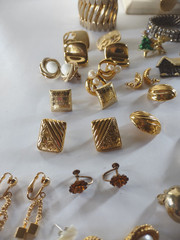 Costume Jewelry Lot Many Signed Kenneth J Lane Trifari Marvella Nina Ricci +
