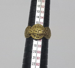 VINTAGE RING STYLE ROMAN ANCIENT BRONZE FLAIR EXTREMELY NEAR EASTERN GILDING