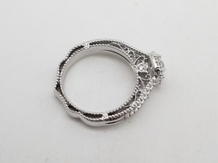 $6000 VERRAGIO EGL CERT VS2 G 1.23ct IDEAL CUT ROUND Diamond 14k White Gold Ring